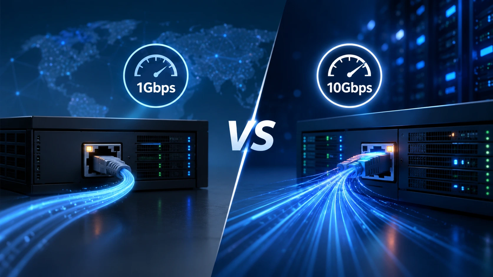 1Gbps vs 10Gbps Dedicated Server: How to Choose the Right Network Speed