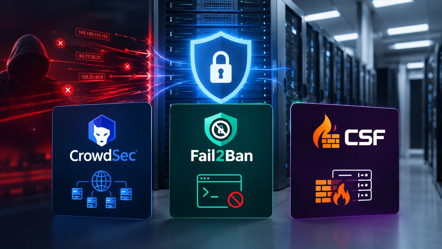 CrowdSec vs Fail2Ban vs CSF: Which Intrusion Prevention Tool Is Best for a Dedicated Server?